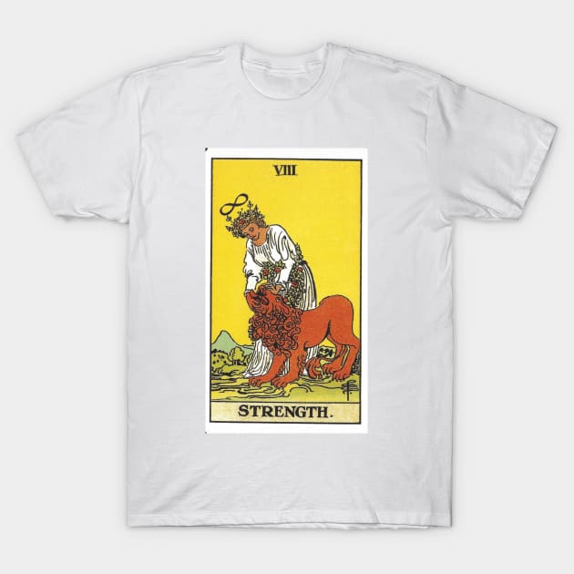 Strength Tarot T-Shirt by Phantastique